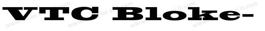VTC Bloke字体转换